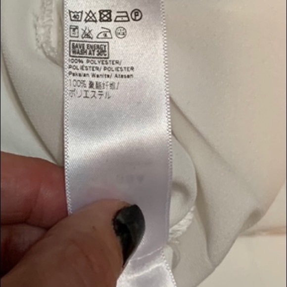 Topshop wrap blouse deep v front with tie accents - Picture 4 of 7